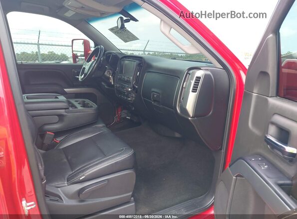 3GCUKREC5GG349678 2016 CHEVROLET SILVERADO Red წინა სალონის ხედი