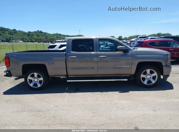 3GCUKREC5HG286311 2017 CHEVROLET SILVERADO Gray უკანა სალონის ხედი
