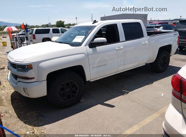 3GCUKREC6HG319588 2017 CHEVROLET SILVERADO White Przód lewy