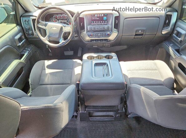 3GCUKREC6JG251993 2018 CHEVROLET SILVERADO Gray წინა პანელის ხედი