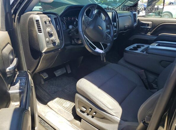 3GCUKREC6JG437534 2018 CHEVROLET SILVERADO Черный Вид панели приборов
