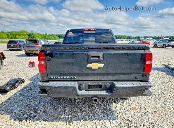3GCUKREC6JG583450 2018 CHEVROLET SILVERADO Black უკანა ხედი