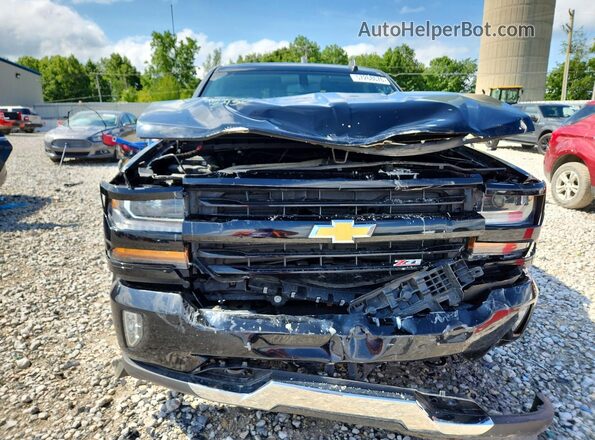 3GCUKREC6JG583450 2018 CHEVROLET SILVERADO Black წინა ხედი