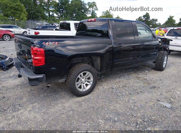 3GCUKREC6JG643937 2018 CHEVROLET SILVERADO Черный Задняя правая четверть
