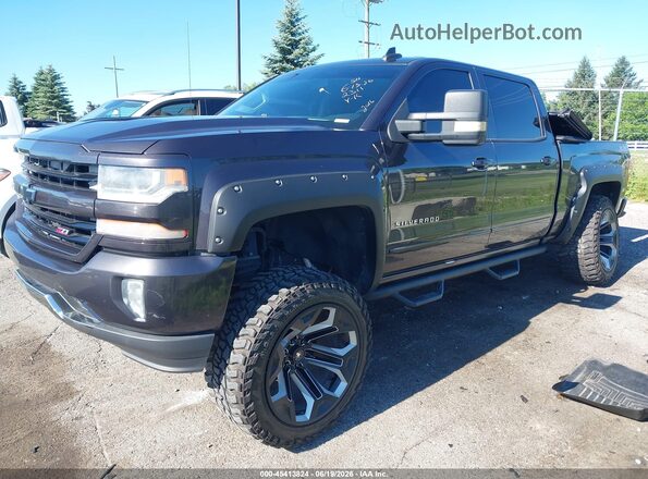 3GCUKREC7GG172311 2016 CHEVROLET SILVERADO Black Vista tres cuartos delantera izquierda