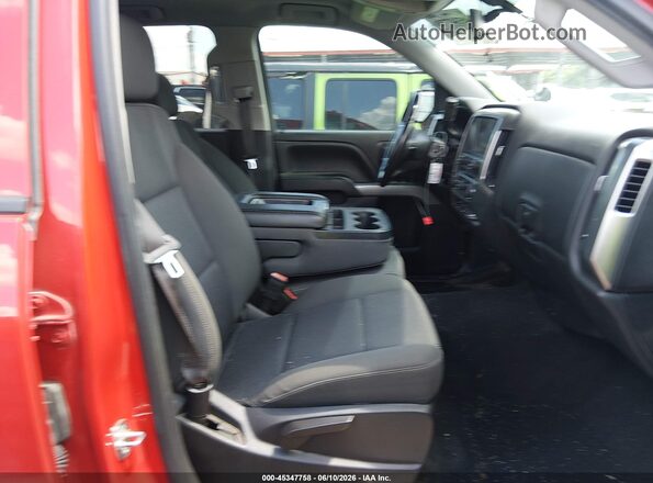3GCUKREC7HG193709 2017 CHEVROLET SILVERADO Red Vista interior delantera