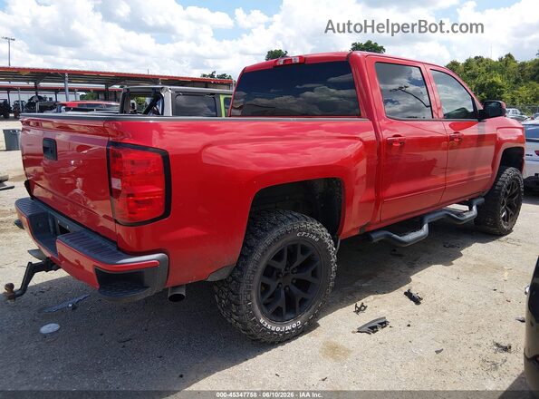 3GCUKREC7HG193709 2017 CHEVROLET SILVERADO Red Trasero derecho