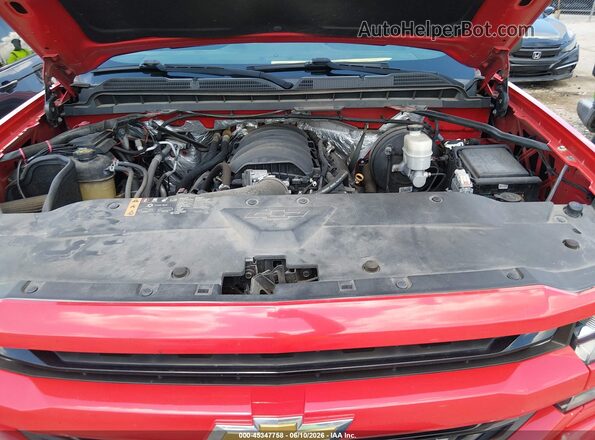 3GCUKREC7HG193709 2017 CHEVROLET SILVERADO Red Vista trasera