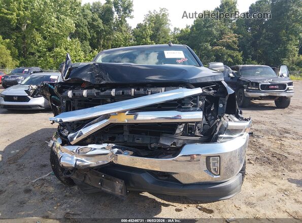 3GCUKREC7HG208547 2017 CHEVROLET SILVERADO Black Widok zestawu wskaźników