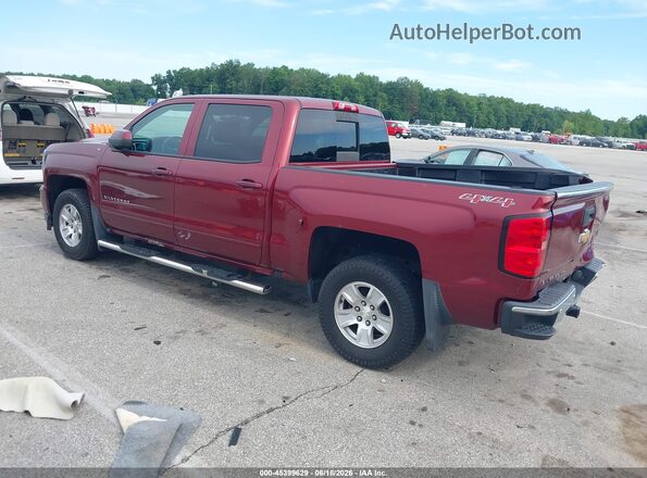 3GCUKREC8GG322233 2016 CHEVROLET SILVERADO Red Հետևի ձախ