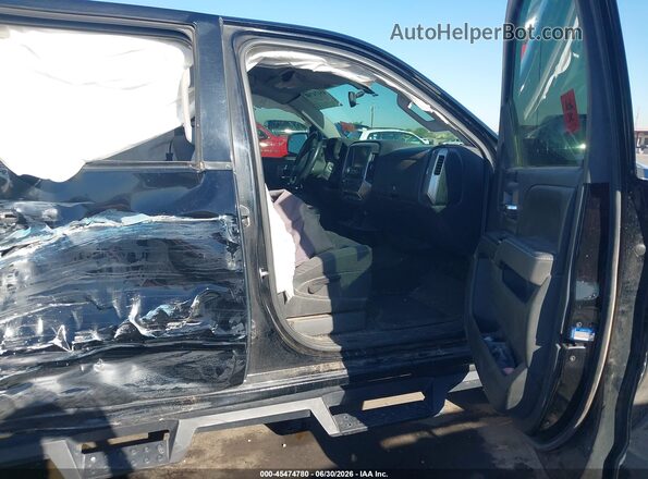 3GCUKREC8HG157690 2017 CHEVROLET SILVERADO Black Widok wnętrza z przodu