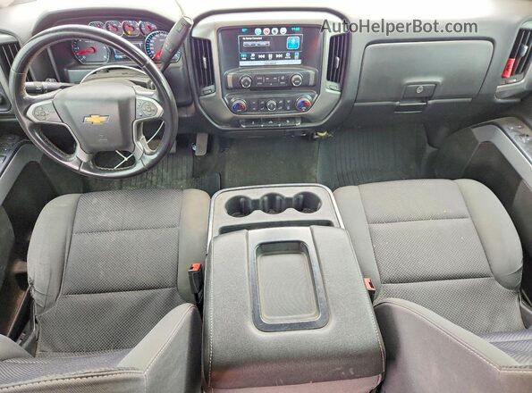 3GCUKREC8HG486079 2017 CHEVROLET SILVERADO Белый Вид панели приборов