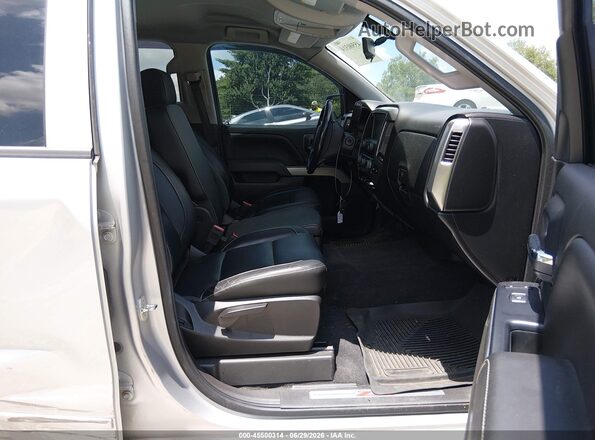 3GCUKREC8JG495385 2018 CHEVROLET SILVERADO Gray წინა სალონის ხედი