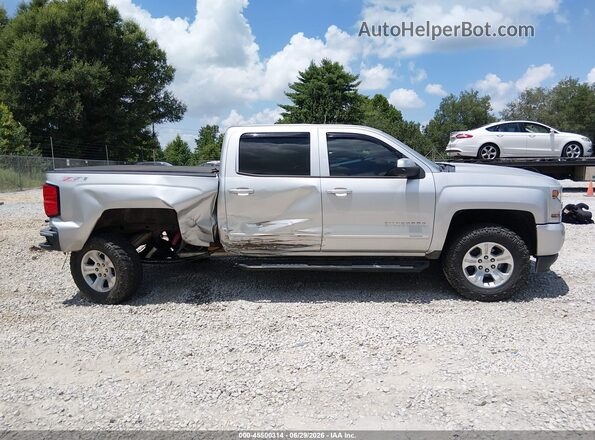 3GCUKREC8JG495385 2018 CHEVROLET SILVERADO Gray უკანა სალონის ხედი