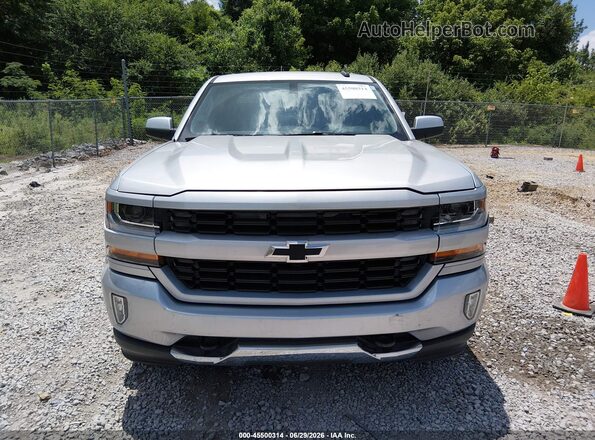 3GCUKREC8JG495385 2018 CHEVROLET SILVERADO Gray ხელსაწყოთა პანელის ხედი