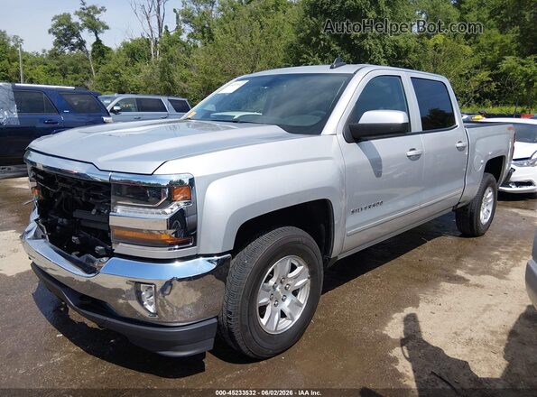 3GCUKREC9HG210459 2017 CHEVROLET SILVERADO Silver Առջևի ձախ երեք քառորդ տեսարան