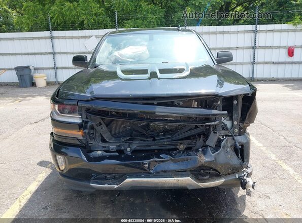 3GCUKREC9JG242589 2018 CHEVROLET SILVERADO Black Widok zestawu wskaźników