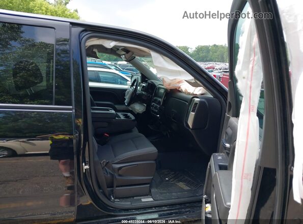 3GCUKREC9JG242589 2018 CHEVROLET SILVERADO Black Widok wnętrza z przodu