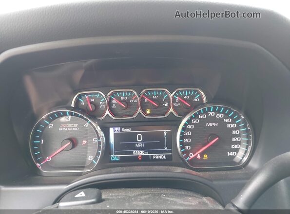 3GCUKREC9JG242589 2018 CHEVROLET SILVERADO Black Widok tylnych siedzeń