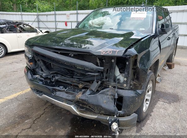 3GCUKREC9JG242589 2018 CHEVROLET SILVERADO Black Widok z przodu