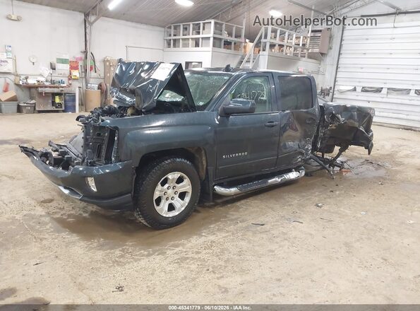 3GCUKREC9JG274877 2018 CHEVROLET SILVERADO Gray Front left