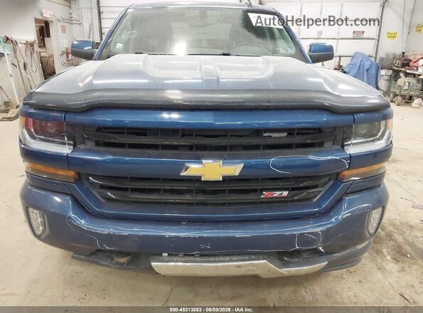 3GCUKREC9JG332311 2018 CHEVROLET SILVERADO Blue Front view