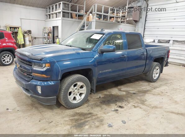 3GCUKREC9JG332311 2018 CHEVROLET SILVERADO Blue Front left