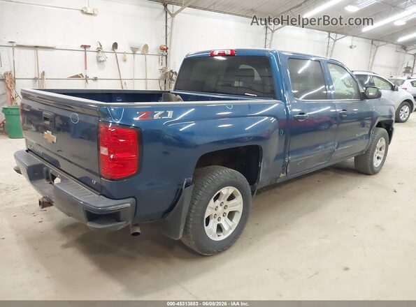 3GCUKREC9JG332311 2018 CHEVROLET SILVERADO Blue Rear right