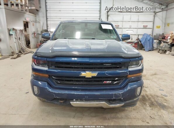 3GCUKREC9JG332311 2018 CHEVROLET SILVERADO Blue Rear interior view