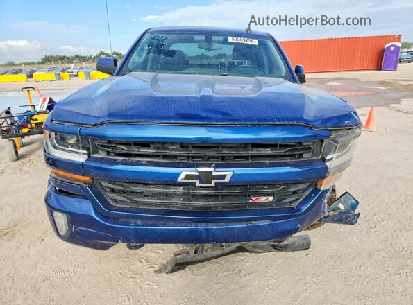 3GCUKREC9JG423675 2018 CHEVROLET SILVERADO Blue 