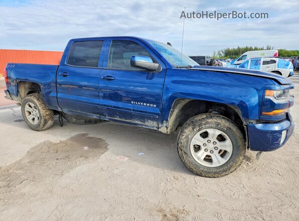 3GCUKREC9JG423675 2018 CHEVROLET SILVERADO Blue 