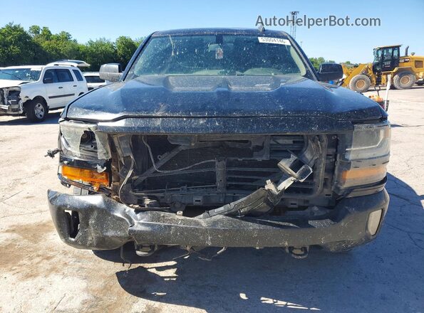 3GCUKREC9JG435339 2018 CHEVROLET SILVERADO Black Вид спереду