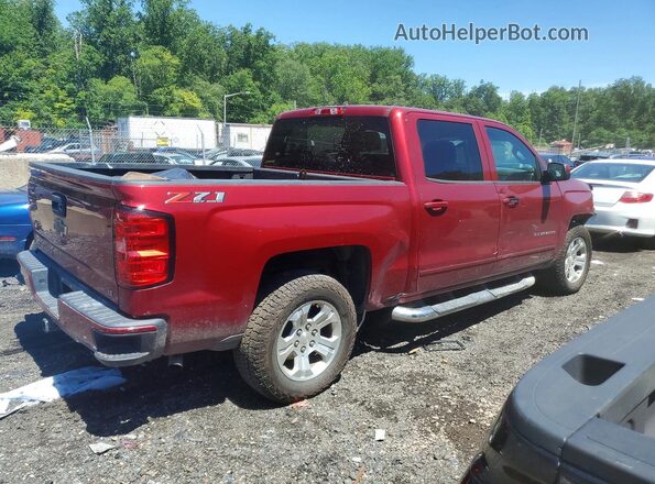 3GCUKREC9JG548899 2018 CHEVROLET SILVERADO Red Trasero derecho