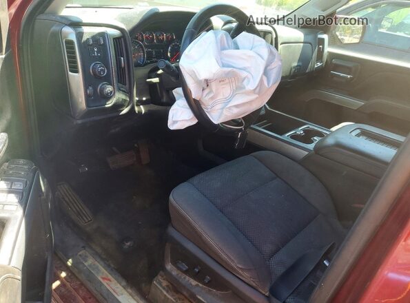 3GCUKREC9JG548899 2018 CHEVROLET SILVERADO Red Vista del salpicadero