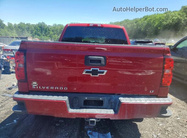 3GCUKREC9JG548899 2018 CHEVROLET SILVERADO Red Vista trasera