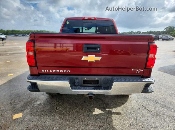 3GCUKRECXGG263556 2016 CHEVROLET SILVERADO Burgundy Rear view
