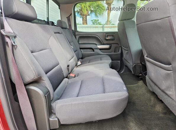 3GCUKRECXGG263556 2016 CHEVROLET SILVERADO Burgundy Rear seats view