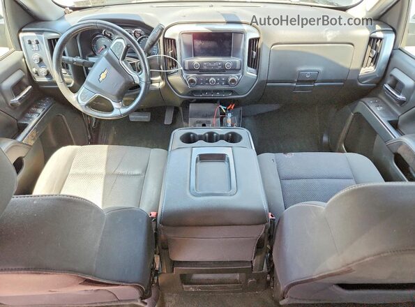 3GCUKRECXHG402893 2017 CHEVROLET SILVERADO Черный Вид панели приборов