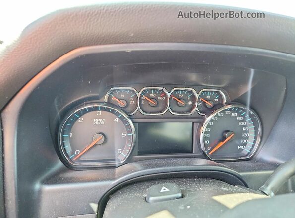 3GCUKRECXHG402893 2017 CHEVROLET SILVERADO Черный Вид щитка приборов