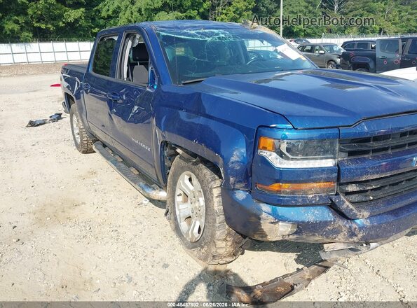 3GCUKRECXJG123708 2018 CHEVROLET SILVERADO Синий 