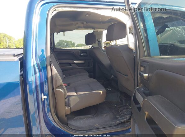 3GCUKRECXJG123708 2018 CHEVROLET SILVERADO Синий Вид наклейки с VIN-кодом