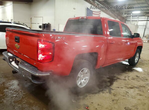 3GCUKRECXJG129721 2018 CHEVROLET SILVERADO Red Trasero derecho