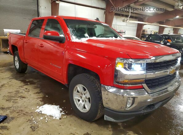 3GCUKRECXJG129721 2018 CHEVROLET SILVERADO Red Delantero derecho