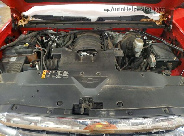 3GCUKRECXJG129721 2018 CHEVROLET SILVERADO Red Vista interior trasera