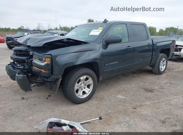 3GCUKRECXJG311127 2018 CHEVROLET SILVERADO Серый Передняя левая четверть