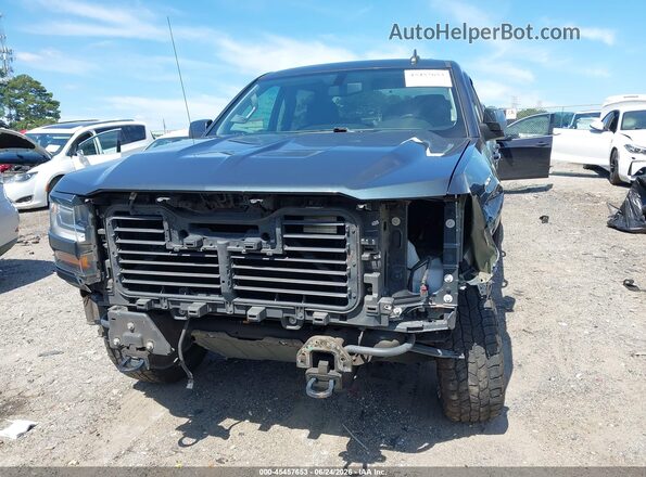 3GCUKRECXJG447483 2018 CHEVROLET SILVERADO Черный Вид задней части салона