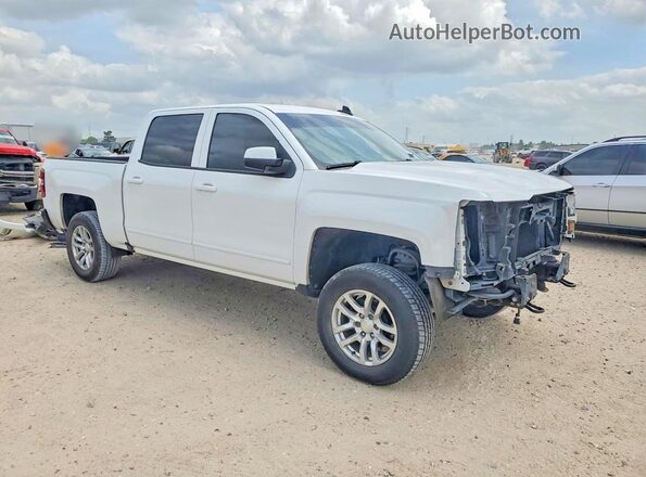 3GCUKRECXJG486669 2018 CHEVROLET SILVERADO Белый Передняя правая четверть