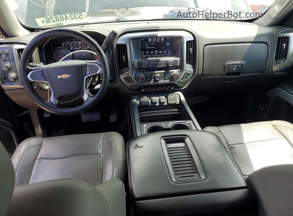 3GCUKSEC0HG312899 2017 CHEVROLET SILVERADO Black Widok deski rozdzielczej
