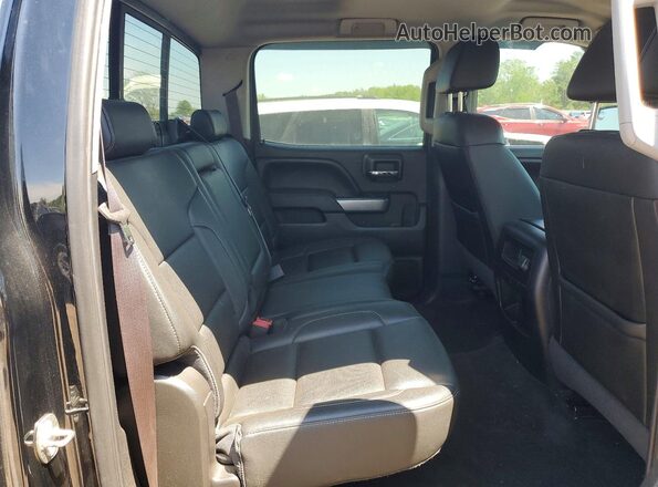 3GCUKSEC3GG352800 2016 CHEVROLET SILVERADO Black უკანა სავარძლების ხედი