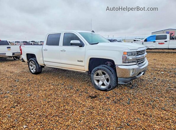 3GCUKSEC4HG125083 2017 CHEVROLET SILVERADO Белый Передняя правая четверть